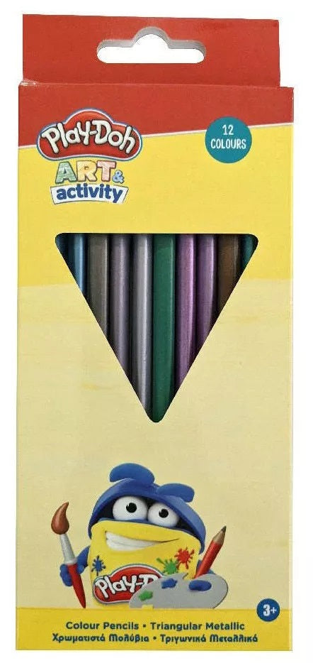 Play-Doh Metallic Buntstifte 12 Stück