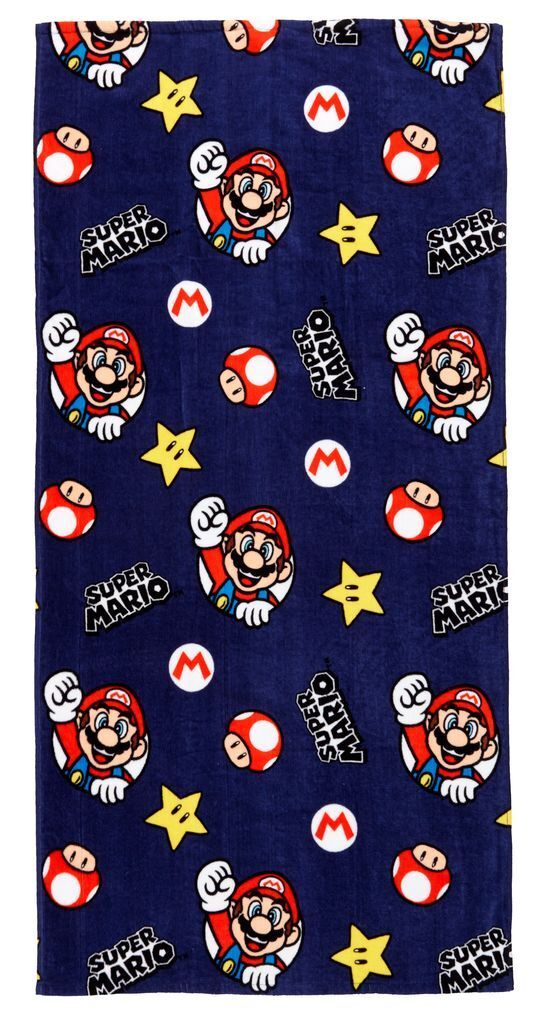 Super Mario Handtuch Badetuch 70x140cm
