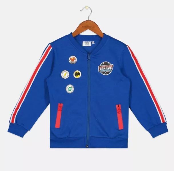 Sweatshirtjacke Justice League blau