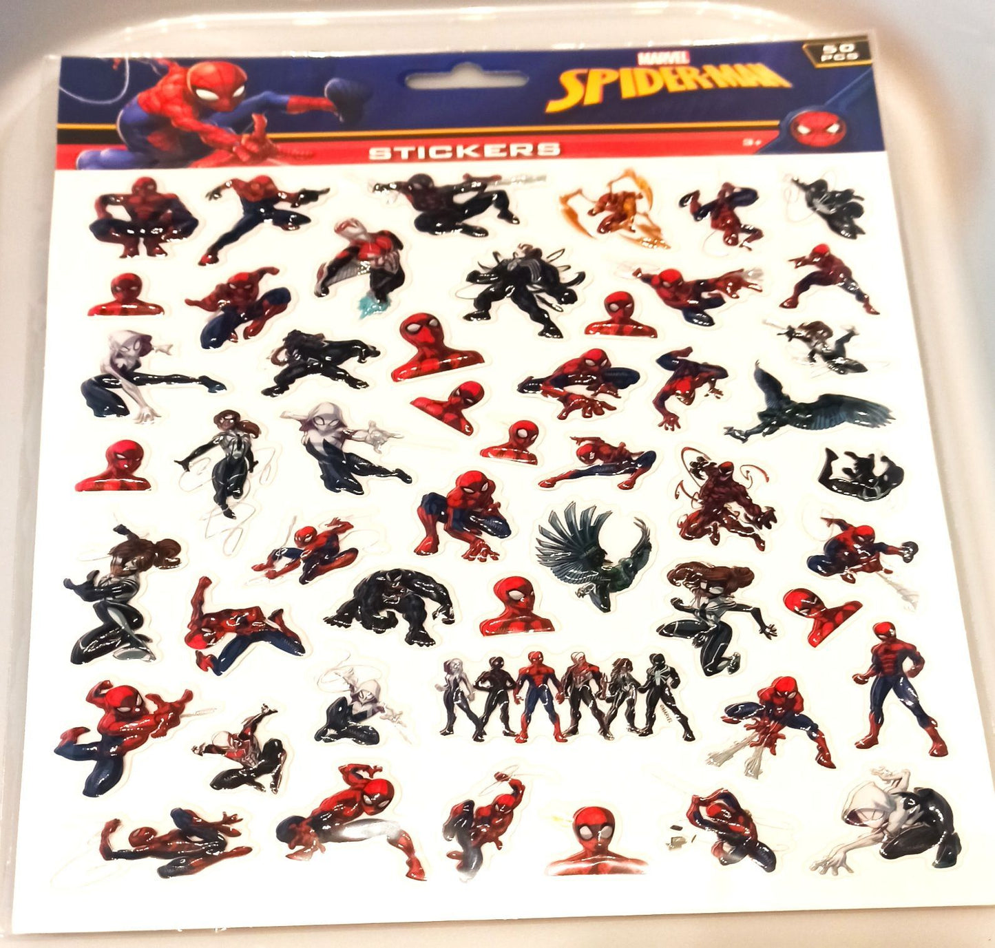 Spider-Man 3D Sticker 50 Stück