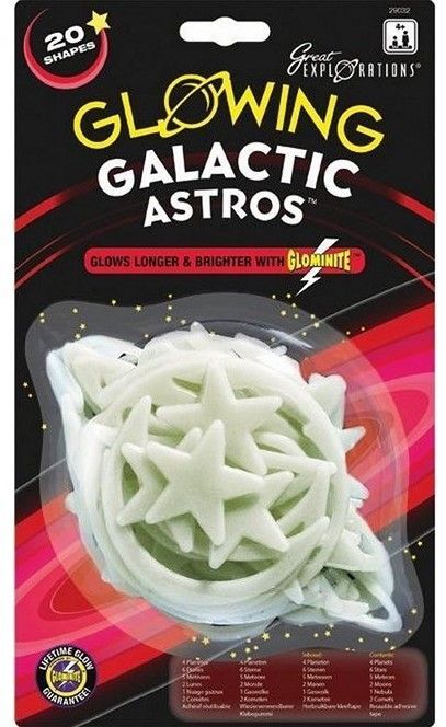 Glow in the Dark Planete und Sterne