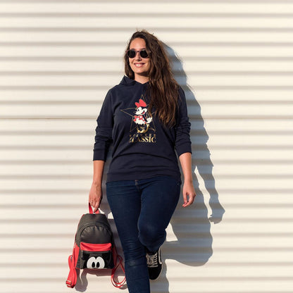 Minnie Maus Hoodie Kapuzenpullover Damen