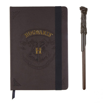 Geschenkset Harry Potter Notzibuch mit Zauberstabstift