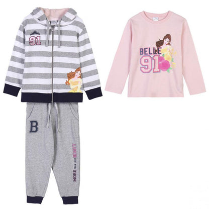 Disney Prinzessinnen Die Schöne uns das Biest Belle Jogginganzug 3 teiliges Set