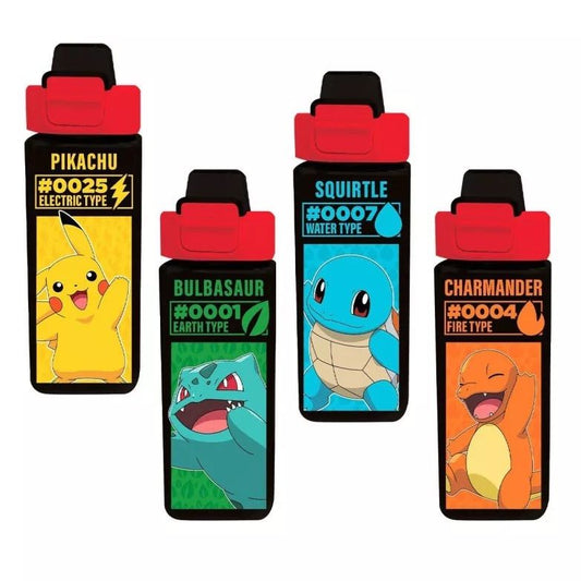 Pokemon Quadratische Kunststoffflasche 500ml