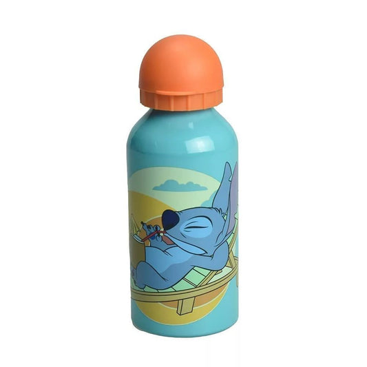 Stitch Alu Trinkflasche mit Sportverschluss 400ml