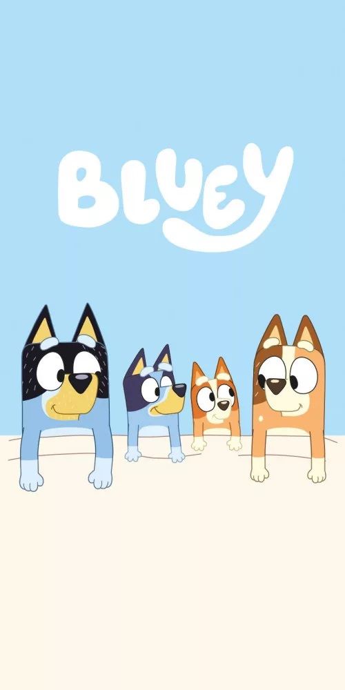 Bluey Handtuch Badetuch 70x140cm