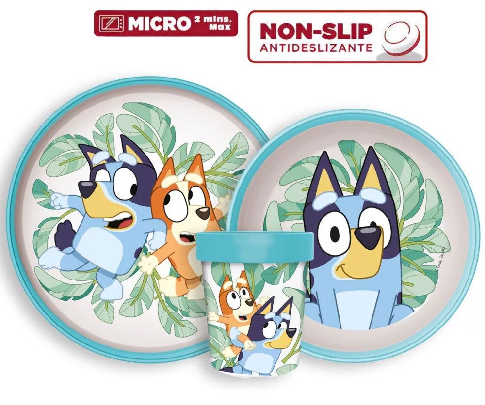 Bluey Rutschfestes Geschirrset