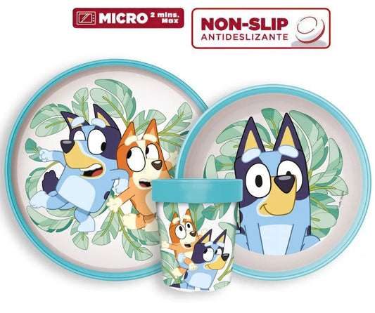 Bluey Rutschfestes Geschirrset