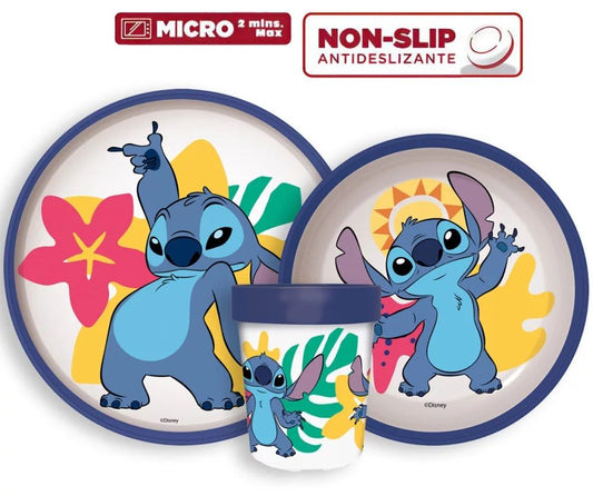 Stitch Rutschfestes Geschirrset