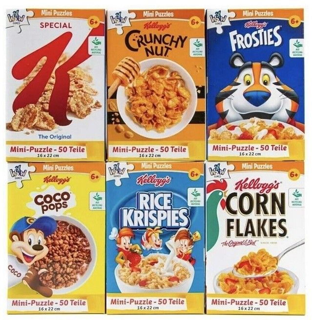 Kellogs Mini Puzzle mit 50 Teilen