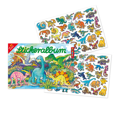 Lutz Mauder leeres Stickeralbum, Dinos + Extras
