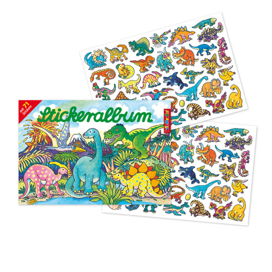 Lutz Mauder leeres Stickeralbum, Dinos + Extras