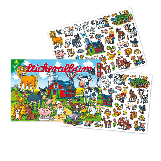 Lutz Mauder leeres Stickeralbum, Bauernhof + Extras