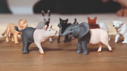 Schleich Puzzlemals, Farm World, Wild Life