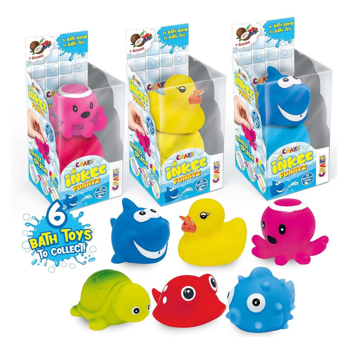 Craze Inkee Badebombe mit Wasserspielzeug