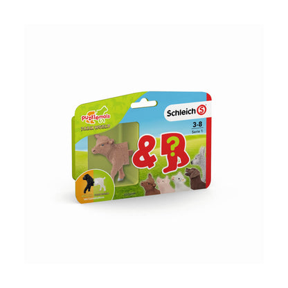 Schleich Puzzlemals, Farm World, Wild Life