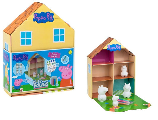 Peppa Wutz DIY Felties Spielhaus mit Filzfiguren