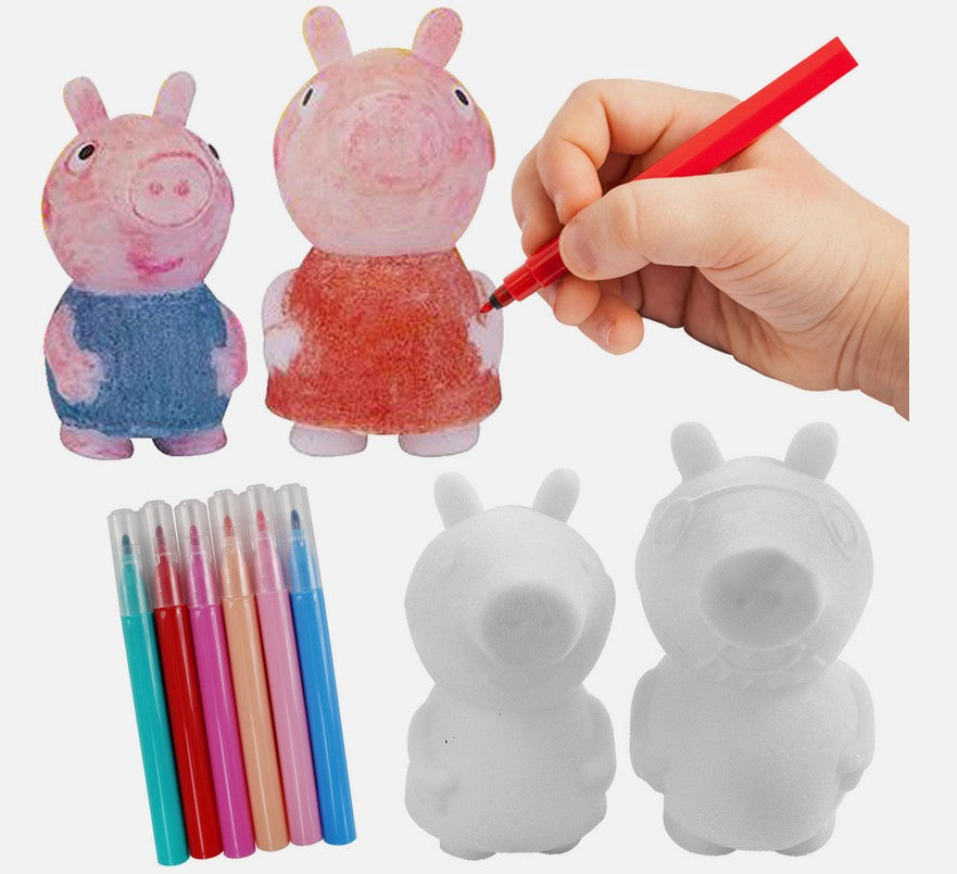 Peppa Wutz DIY Felties Spielhaus mit Filzfiguren