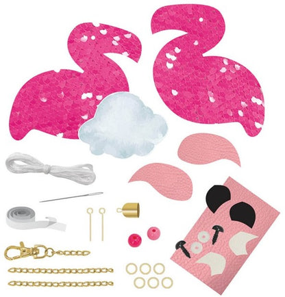 DIY Flamingo Charm Anhänger von Lena