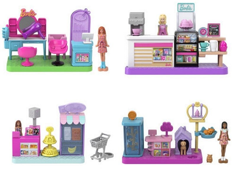 Mini Barbie Land Spielset inkl Figur