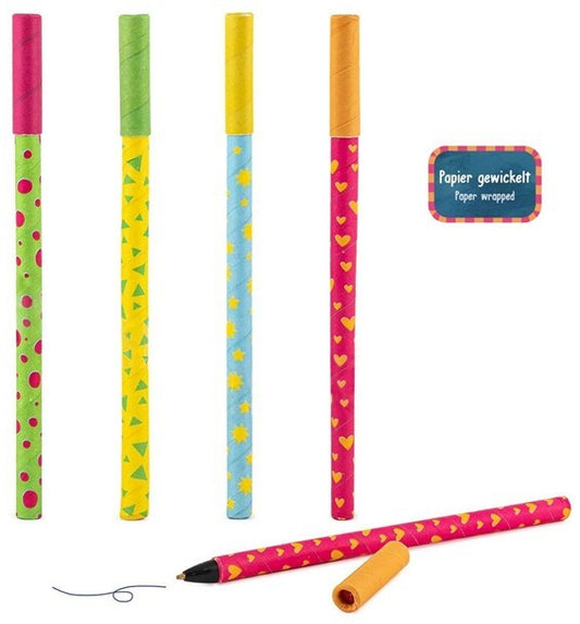 Papierstift, 4 fach sortiert