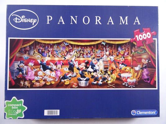 Clementoni Panorama Puzzle 1000Teile Mickey Orchester