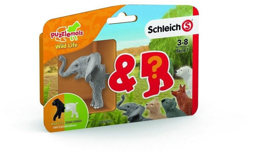 Schleich Puzzlemals, Farm World, Wild Life
