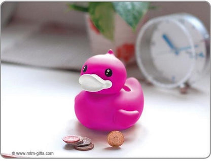 B. Duck Ente Spardose, Badeente pink