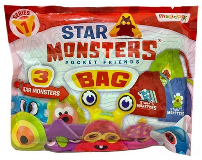 Star Monsters Pocket Friends, 3 Monster Sammelfiguren im Beutel