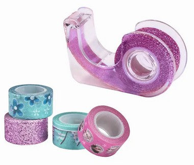 Deko Tape mit Abroller, 5 verschiedene Motive