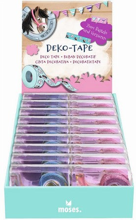 Deko Tape mit Abroller, 5 verschiedene Motive