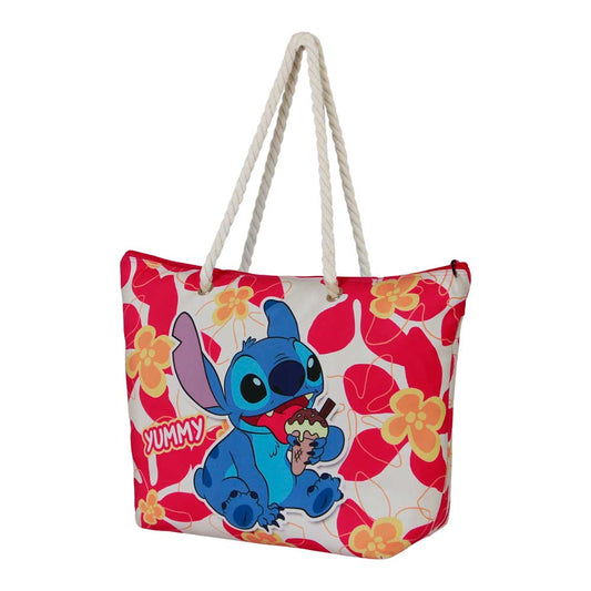 Strandtasche Stitch mit Eis