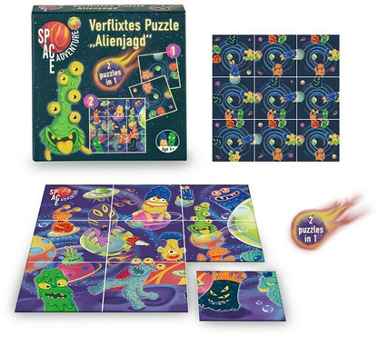 Verflixtes Puzzle Alienjagd