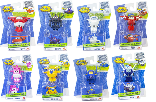 Super Wings Transform-a-Bots Jett