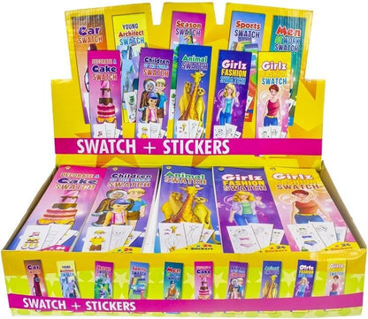 Swatch Malblock mit Stickern
