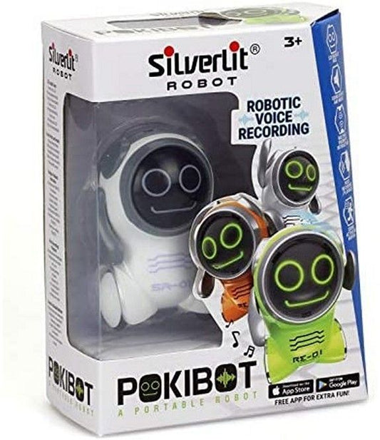 Mini Roboter mit aufnahmefunktion, Silverlit Pokibot