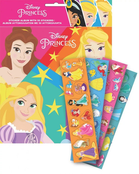 Disney Prinzessinnen Stickeralbum + Sticker