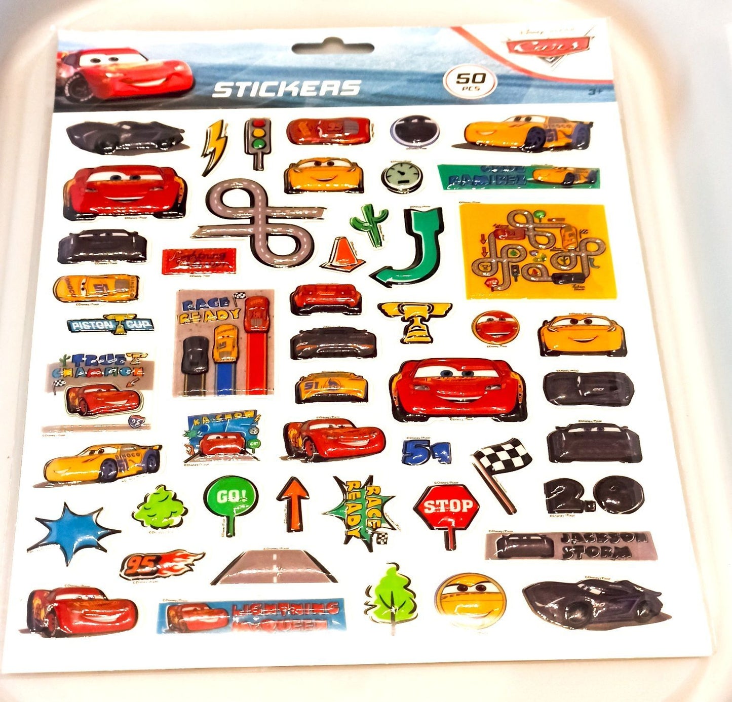 Cars 3D Sticker 50 Stück