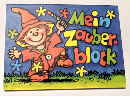 Zauberblock Junge mit Spitzhut