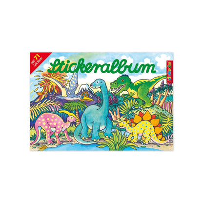 Lutz Mauder leeres Stickeralbum, Dinos + Extras