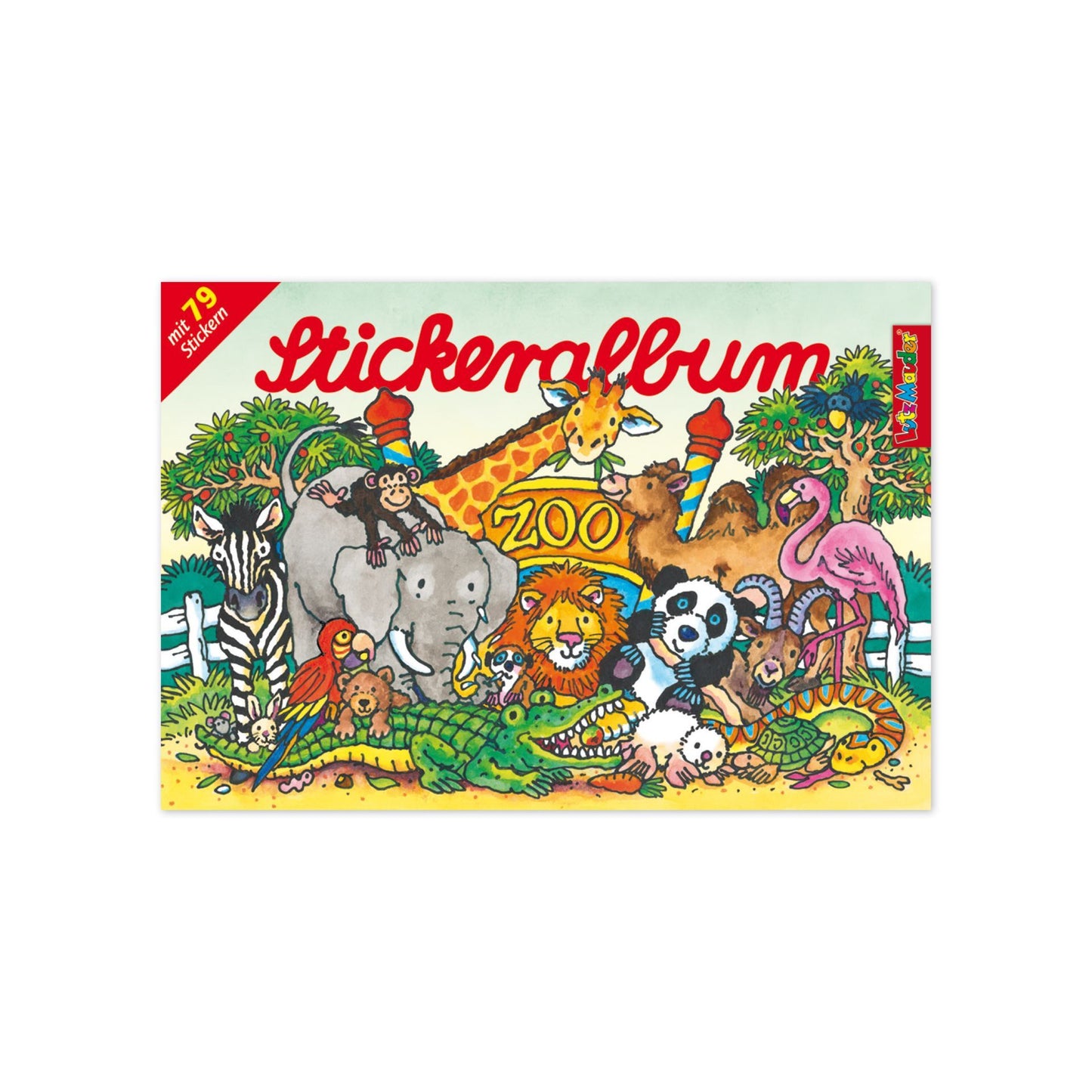 Lutz Mauder leeres Stickeralbum Zoo + Extras