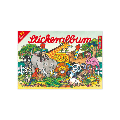 Lutz Mauder leeres Stickeralbum Zoo + Extras