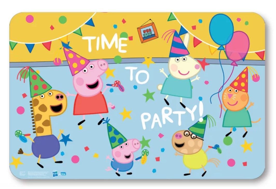 Tischset Peppa Wutz Party