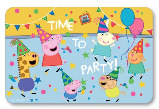 Tischset Peppa Wutz Party
