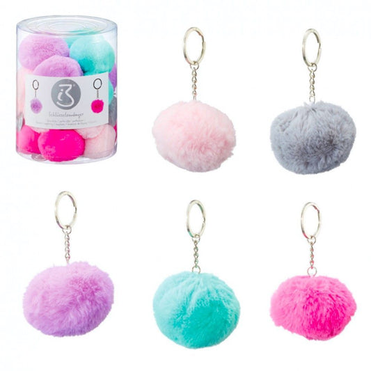 Pom Pom Wuschel Schlüsselanhänger